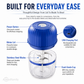 Wireless Efficient Electric Mini Food Chopper🧑‍🍳– Robust Motor, Smart Design & Stainless Steel Blades⏱️🔪