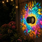 Solar-Powered Mandala Projector Light