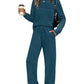 Crew Neck Drawstring 2‑Piece Loungewear Set 👚 Soft Matching Top & Pants