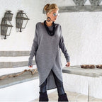 🎅🎁Weihnachtsangebot – 50 % Rabatt⏳🌸 Unregelmäßig geschnittenes Kleid, das den Körperkurven folgt