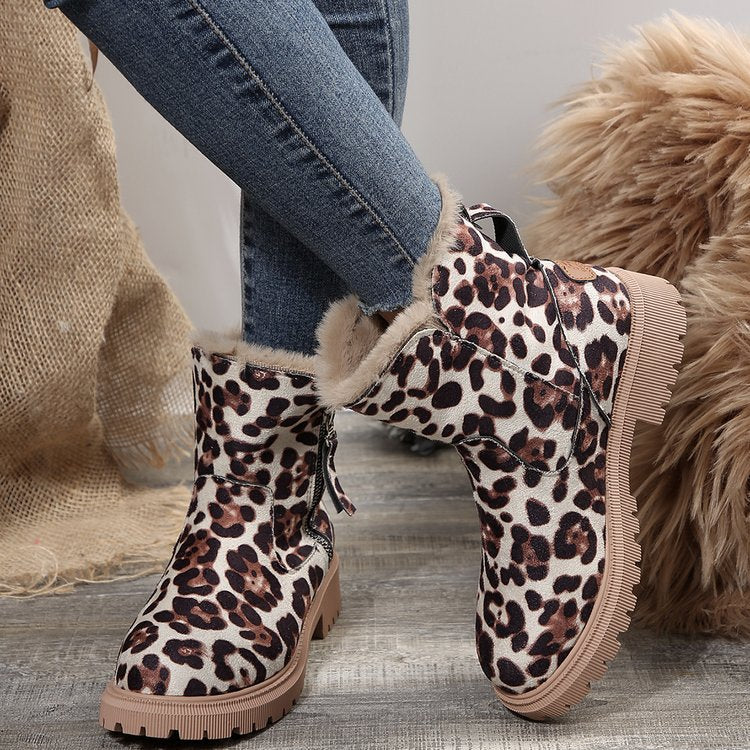 👢⚡Neu eingetroffen Sale-50 % Rabatt❄️Damen-Winter-Fleece-Schneestiefel