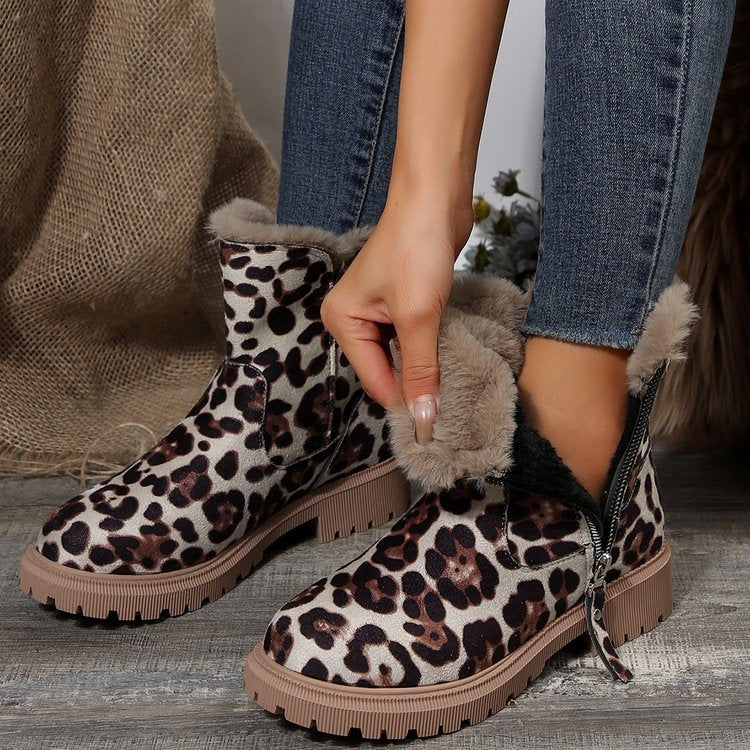 👢⚡Neu eingetroffen Sale-50 % Rabatt❄️Damen-Winter-Fleece-Schneestiefel
