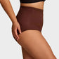 Plus-Size High-Waist Cross Tummy Control Panties