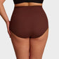 Plus-Size High-Waist Cross Tummy Control Panties