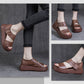【EU 35-40】👡Női retro vastag talpú tépőzáras szandálok