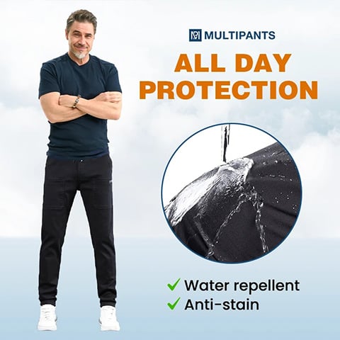 🥰 MultiPants – Strapazierfähige Cargohose mit hoher Elastizität und mehreren Taschen