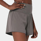 ✨️Hoch taillierte 2-in-1-Yoga-Shorts & Seitentaschen
