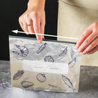🍗HERVORRAGENDER ABVERKAUF 50 % RABATT🥦 Wiederverwendbare, verschließbare Aufbewahrungsbeutel aus Aluminiumfolie