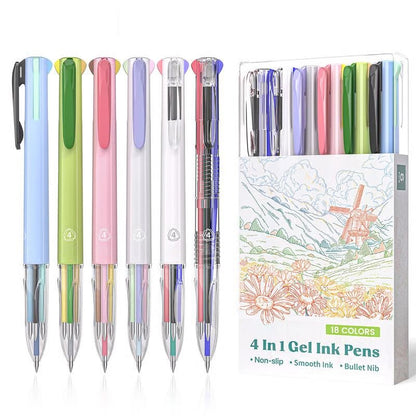 🌈4 In 1 Gel Ink Pens
