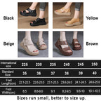 【EU 35-40】👡Női retro vastag talpú tépőzáras szandálok
