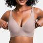 ☀️Summer Hot Sale🔥NOW 60% OFF!!💕Jelly Wireless Womens Comfortable Wireless Bras Push Up Bralettes Seamless Tshirts Bras Deep V Everyday Bras