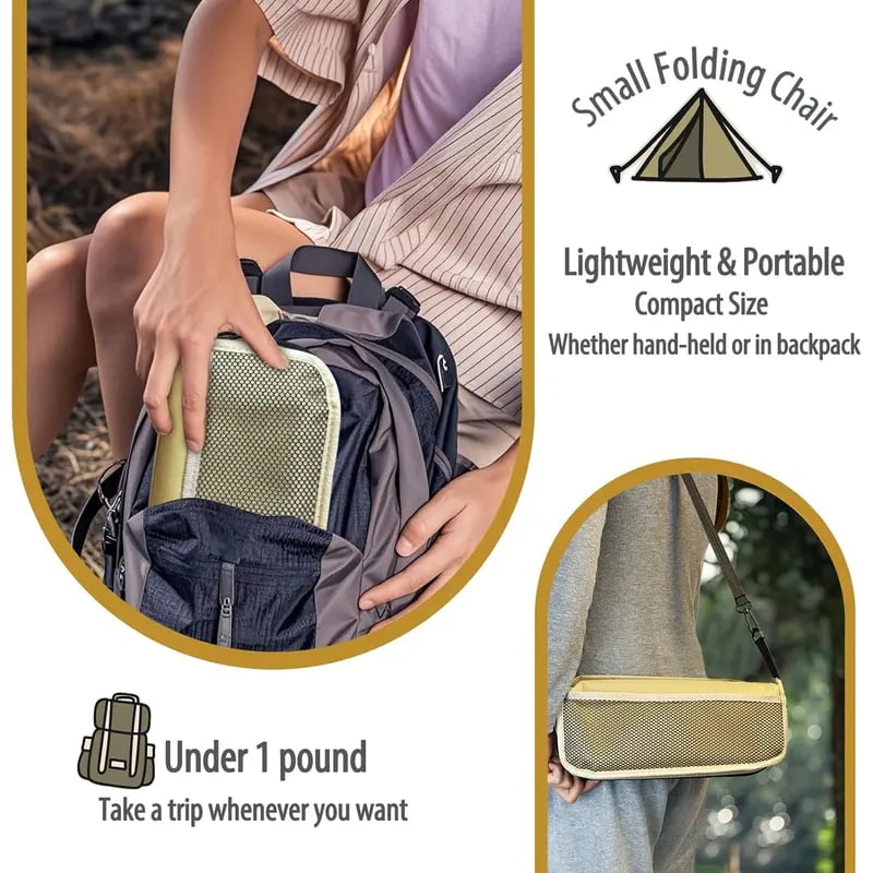 🪑Ultraleichter Klapphocker – trägt bis zu 120 kg