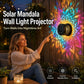 Solar-Powered Mandala Projector Light