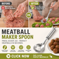 🥳2026 HOT SALE🥳💞50K+ SOLD! 🥩🍴 50% OFF! Meatball Spoon – Non‑stick, scoop & drain in one. No more messy hands – perfect meatballs in seconds! – a must‑have kitchen gadget! 🎁✨