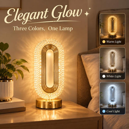 🎅Christmas Sale 50% OFF!!🎄50K+ SOLD! 🎁✨Rechargeable Luxury Crystal LED Night Light Lamp