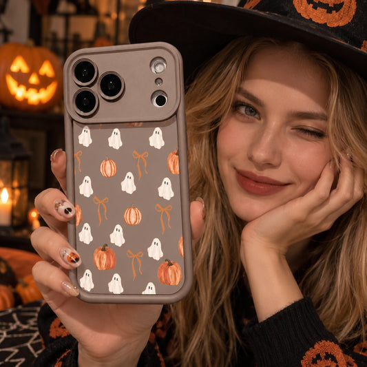 ⚡50K+ SOLD!🎃Spooky-Cute Halloween Pumpkin & Ghost Case👻