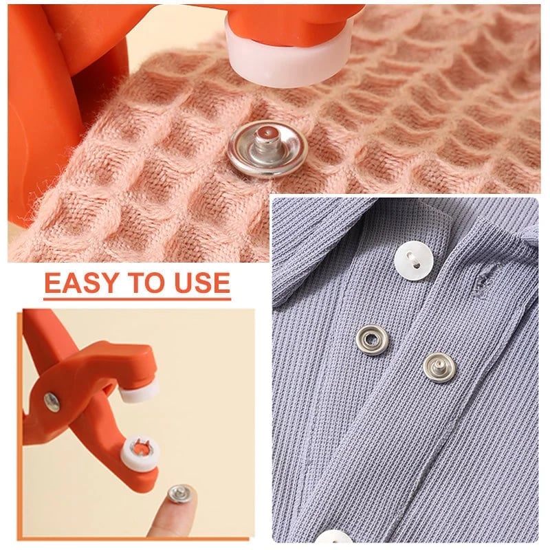 🔥Metal Snap Buttons with Fastener Pliers Tool Kit-5