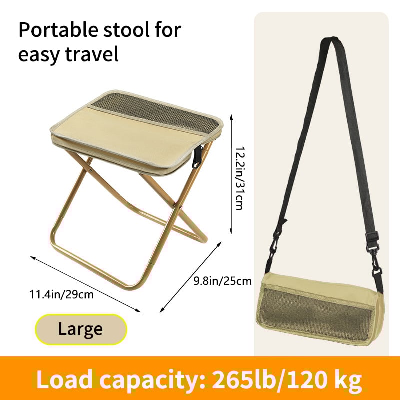 🪑Ultraleichter Klapphocker – trägt bis zu 120 kg