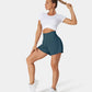 ✨️Hoch taillierte 2-in-1-Yoga-Shorts & Seitentaschen