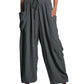 🔥LETZTER TAG SALE 50% RABATT👖 Lässige Leinenhose mit weitem Bein für Damen