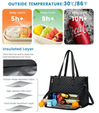 🔥3 in 1 Lunch Tote Bag for Women🎁Free Matching Wallet⏰Solve your bag clutter problem
