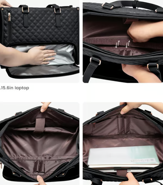 🔥3 in 1 Lunch Tote Bag for Women🎁Free Matching Wallet⏰Solve your bag clutter problem