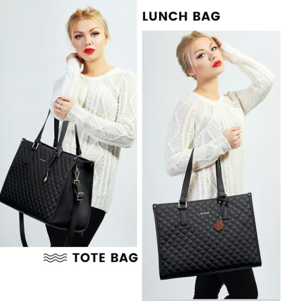 🔥3 in 1 Lunch Tote Bag for Women🎁Free Matching Wallet⏰Solve your bag clutter problem