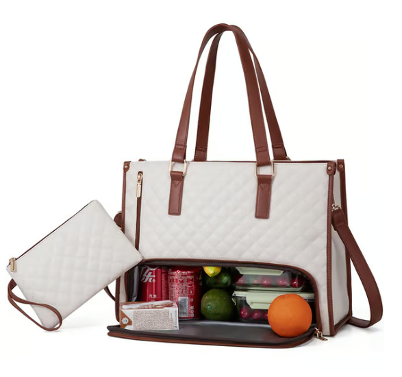 🔥3 in 1 Lunch Tote Bag for Women🎁Free Matching Wallet⏰Solve your bag clutter problem