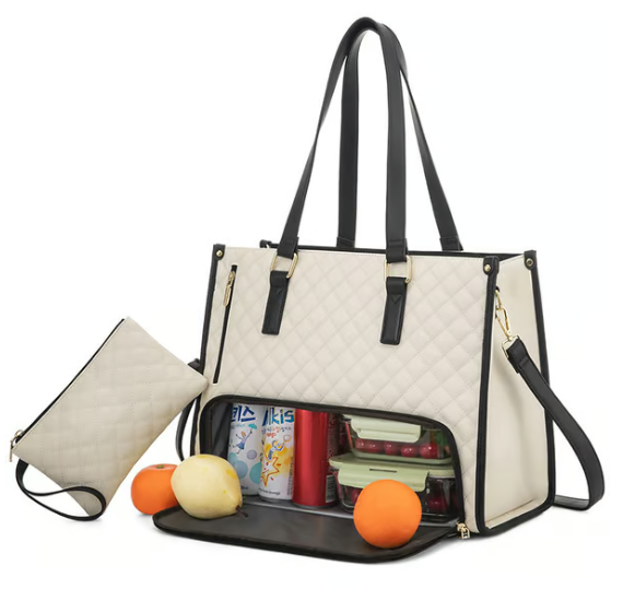 🔥3 in 1 Lunch Tote Bag for Women🎁Free Matching Wallet⏰Solve your bag clutter problem