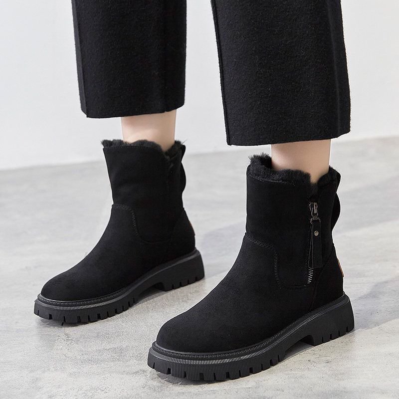 👢⚡Neu eingetroffen Sale-50 % Rabatt❄️Damen-Winter-Fleece-Schneestiefel