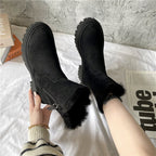 👢⚡Neu eingetroffen Sale-50 % Rabatt❄️Damen-Winter-Fleece-Schneestiefel