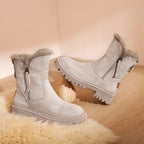 👢⚡Neu eingetroffen Sale-50 % Rabatt❄️Damen-Winter-Fleece-Schneestiefel