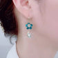 Flower Droplet Crystal Earring-5