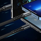 📱Transparentes, leuchtendes 3-in-1-Datenkabel mit superschneller Aufladung
