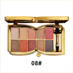 🌸🧸Winnie der Bär glänzt hell mit 10 Farben Diamant-Lidschatten, Glitzer- und Perlglanz-Lidschatten-Palette, in All-Match-Lidschatten-Bühnen-Make-up