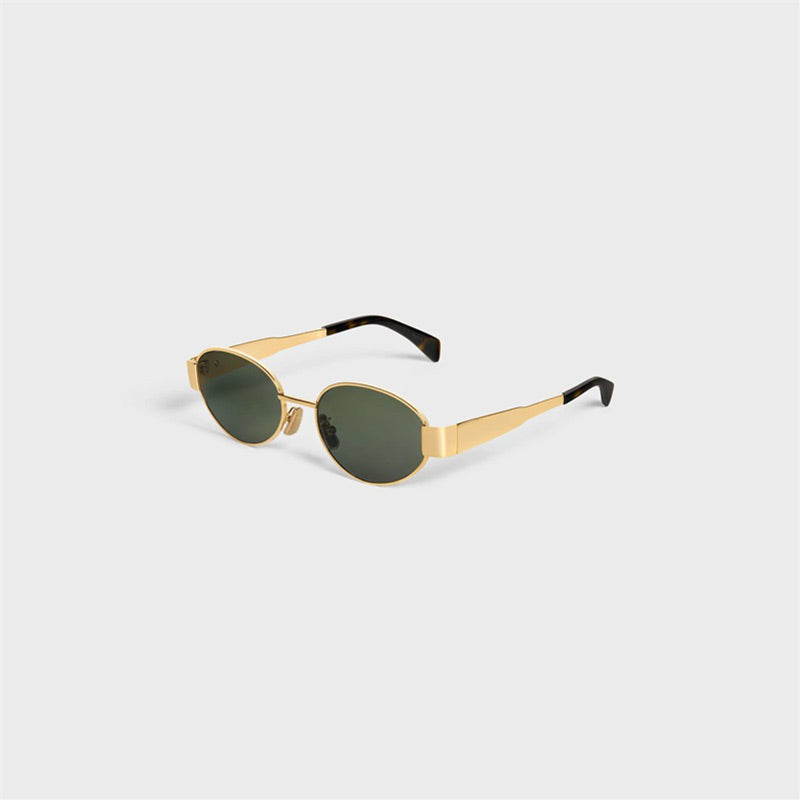 🔥2025 HEIßER VERKAUF🔥Vintage Sonnenbrille mit ovalem Rahmen und Etui