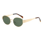 🔥2025 HEIßER VERKAUF🔥Vintage Sonnenbrille mit ovalem Rahmen und Etui