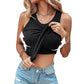 👚Geripptes Tanktop mit integriertem BH für Frauen