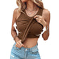 👚Geripptes Tanktop mit integriertem BH für Frauen