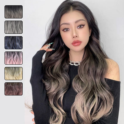 🎅Early Xmas Sales - 50% OFF🎄Gradient Color Curly Wig Piece