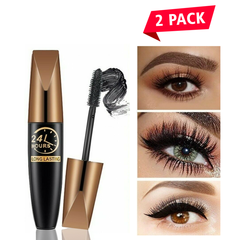 ✨Bestes Geschenk - 4D Wasserfeste Seidenfaser Mascara zur Verlängerung der Wimpern