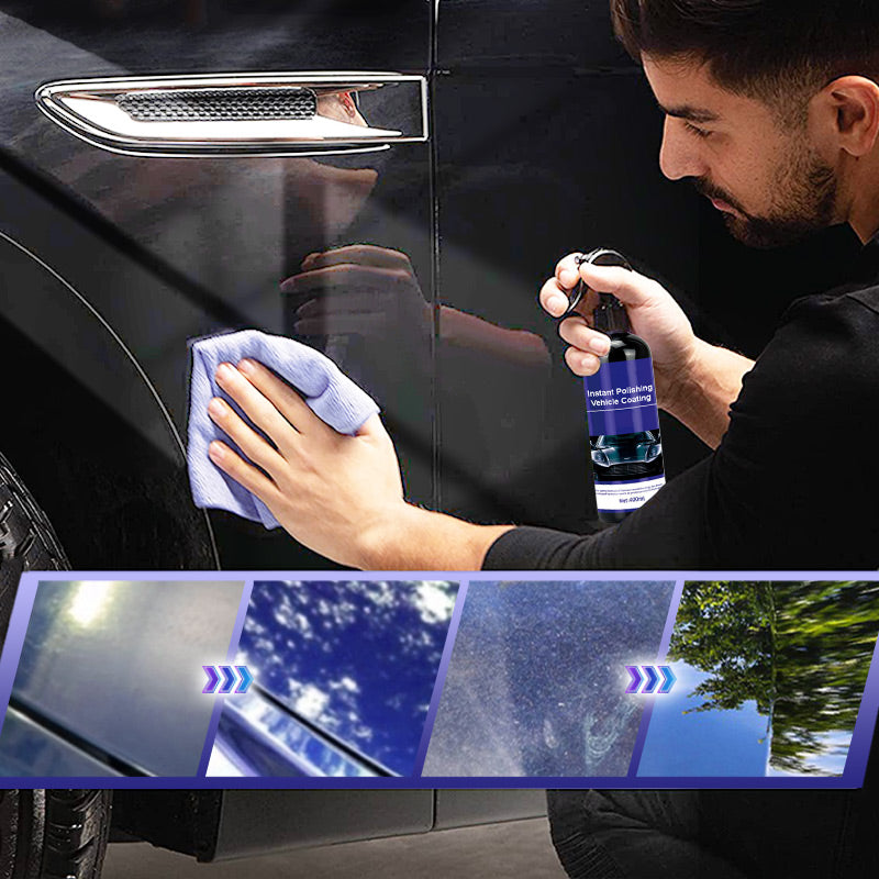 🚗Instant Polishing Vehicle Coating – High-Gloss Finish, Water-Repellent & Scratch-Resistant✨-5