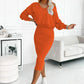 🌸HEISSER VERKAUF 50% RABATT🌸Zweiteiliges Damen-Set aus ärmellosem Kleid und lockerem Pullover mit V-Ausschnitt