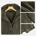 💖 💖Zeitlich begrenztes Angebot – 50 % Rabatt💥💥Lässiger einfarbiger Mantel mit verdickter Kapuze und Knöpfen