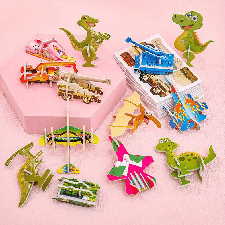🎅🎁Weihnachtsangebot – 50 % Rabatt⏳🦖Erzieherisches 3D-Cartoon-Puzzle