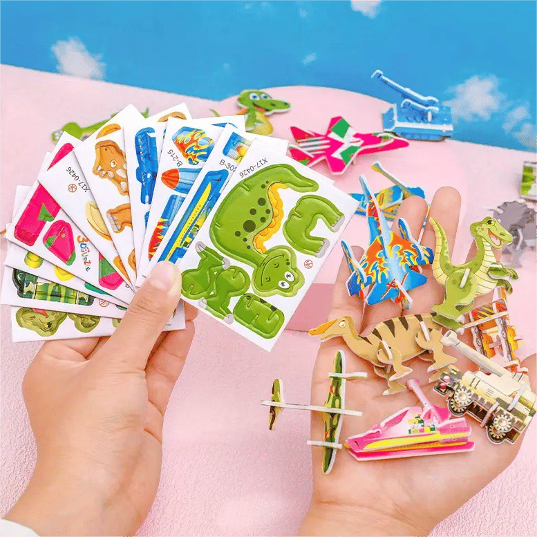 🎅🎁Weihnachtsangebot – 50 % Rabatt⏳🦖Erzieherisches 3D-Cartoon-Puzzle