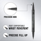 ✨Kaufen Sie 1 und erhalten Sie 1 gratis🔥Neujahrsangebot 2025🔥 2-in-1-Microblading-Augenbrauenstift mit zwei Enden