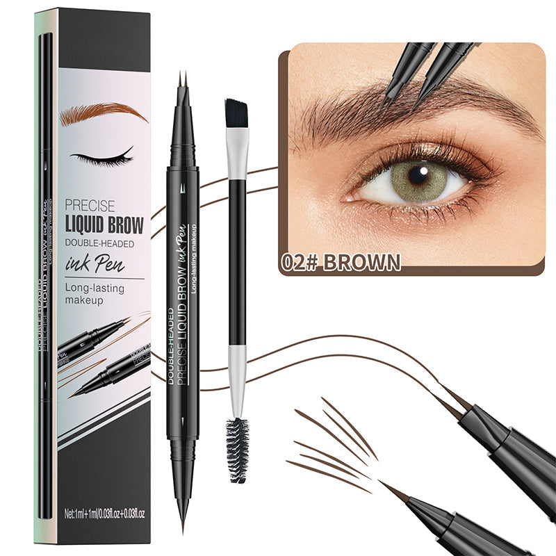 ✨Kaufen Sie 1 und erhalten Sie 1 gratis🔥Neujahrsangebot 2025🔥 2-in-1-Microblading-Augenbrauenstift mit zwei Enden