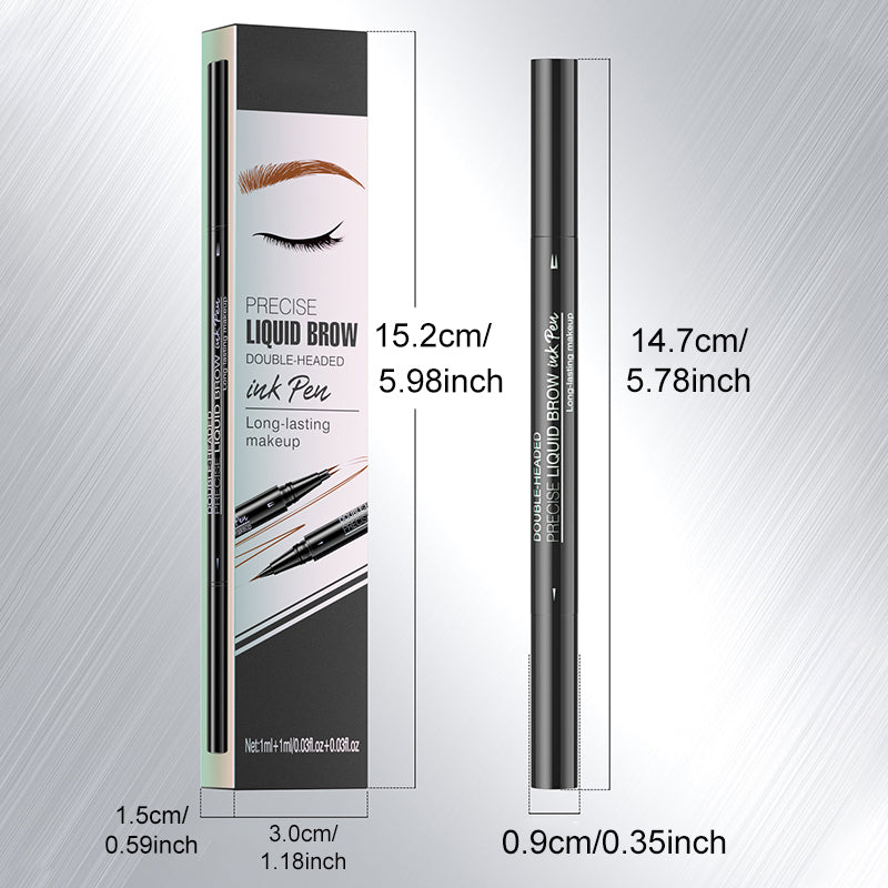 ✨Kaufen Sie 1 und erhalten Sie 1 gratis🔥Neujahrsangebot 2025🔥 2-in-1-Microblading-Augenbrauenstift mit zwei Enden
