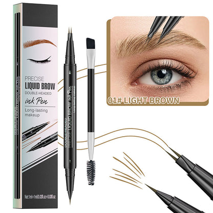✨Kaufen Sie 1 und erhalten Sie 1 gratis🔥Neujahrsangebot 2025🔥 2-in-1-Microblading-Augenbrauenstift mit zwei Enden